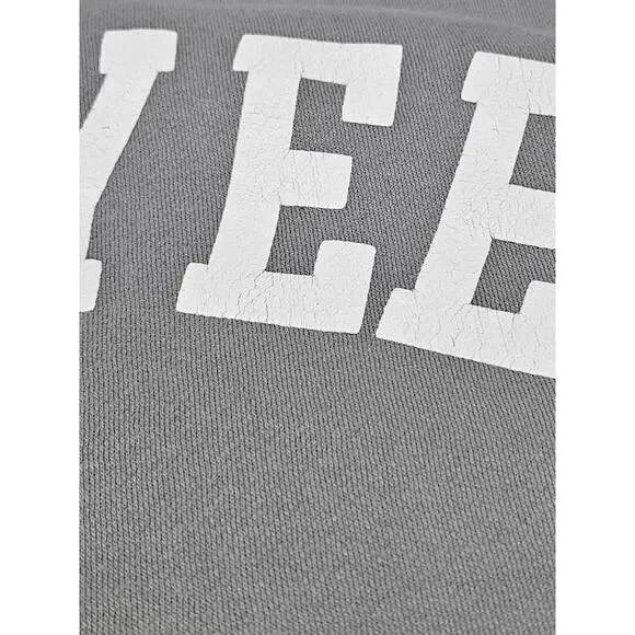 YEE YEE Sweater Mens Extra Large Gray Oversized Collegiate Sweatshirt - Picture 4 of 12